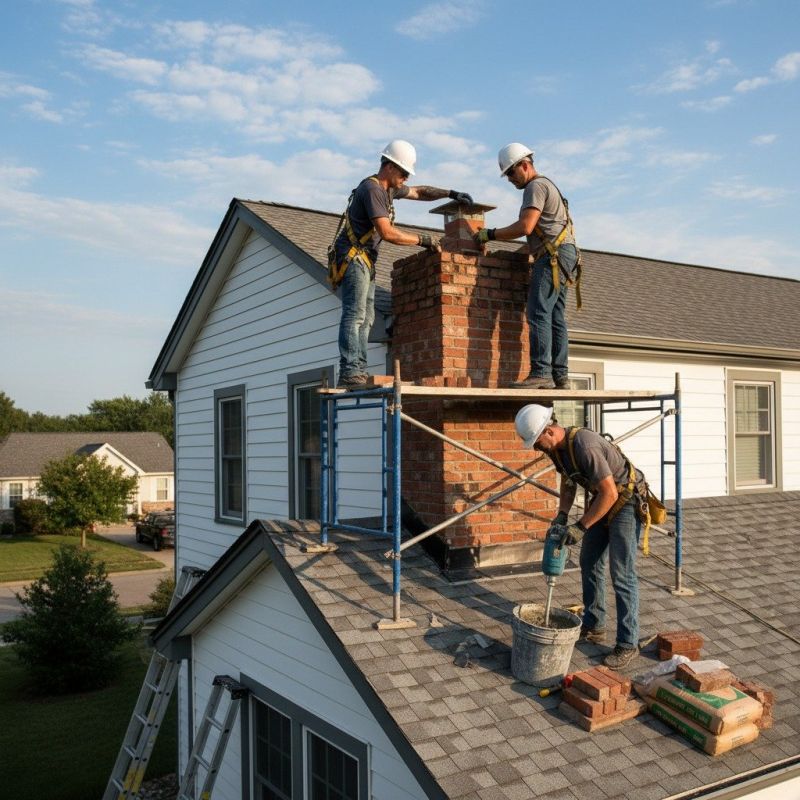 Chimney Siding Reconstruction